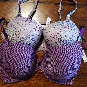 2 - NWT Victoria's Secret 36DD Bra Bundle